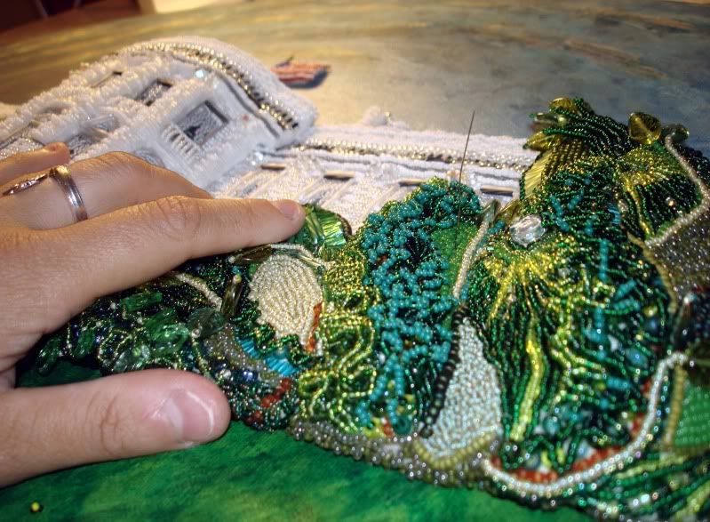 >Mounting Beadwork to Canvas Adventures in Bead Embroidery